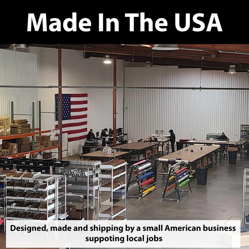 Bogar Tech Designs Rear Middle Window American Flag Vinyl Decal Compatible with Tacoma 2016-2023, Matte Black - Image 3